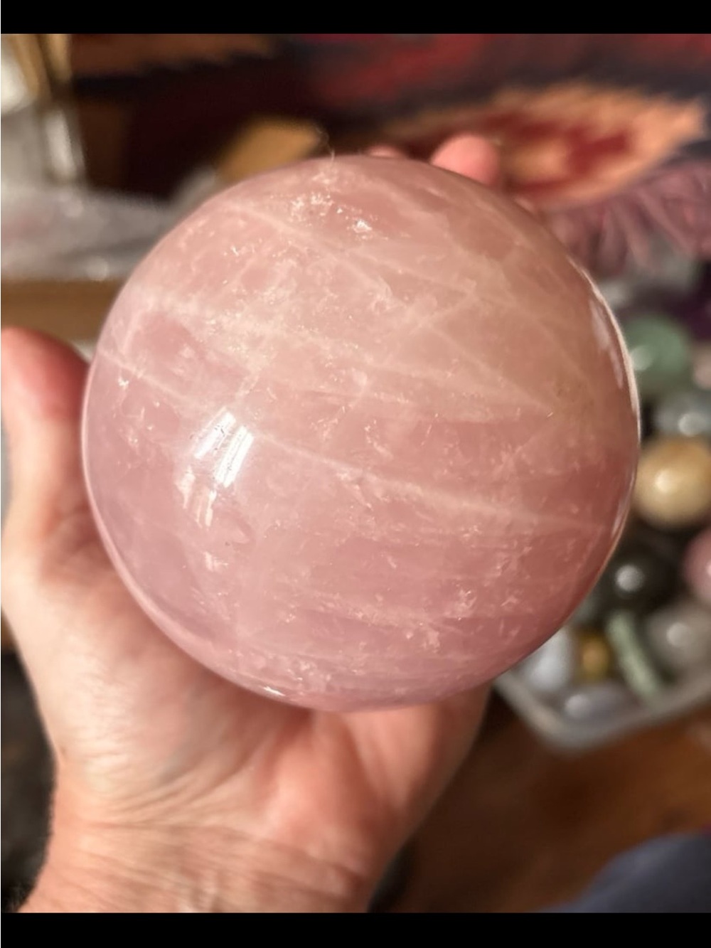 Rose Quartz Sphere